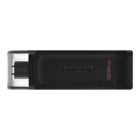 Kingston | Pamięć flash USB | DataTraveler 70 | 128 GB | USB 3.2 Gen 1 Type-C | Czarny Kingston | Pamięć flash USB | DataTraveler 70 | 128 GB | USB 3.2 Gen 1 Type-C | Czarny