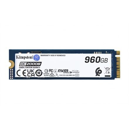 Kingston 960GB DC2000B PCIe 4.0 M.2 2280 SSD Kingston 960GB DC2000B PCIe 4.0 M.2 2280 SSD