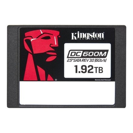 Kingston DC600M | 1920 GB | Format SSD 2,5" | Interfejs SSD SATA Rev. 3.0 | Prędkość odczytu 560 MB/s | Prędkość zapisu 530 MB/s Kingston DC600M | 1920 GB | Format SSD 2,5" | Interfejs SSD SATA Rev. 3.0 | Prędkość odczytu 560 MB/s | Prędkość zapisu 530 MB/s