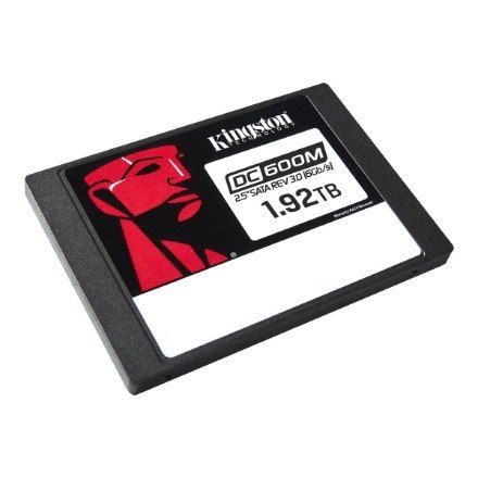 Kingston DC600M | 1920 GB | Format SSD 2,5" | Interfejs SSD SATA Rev. 3.0 | Prędkość odczytu 560 MB/s | Prędkość zapisu 530 MB/s Kingston DC600M | 1920 GB | Format SSD 2,5" | Interfejs SSD SATA Rev. 3.0 | Prędkość odczytu 560 MB/s | Prędkość zapisu 530 MB/s