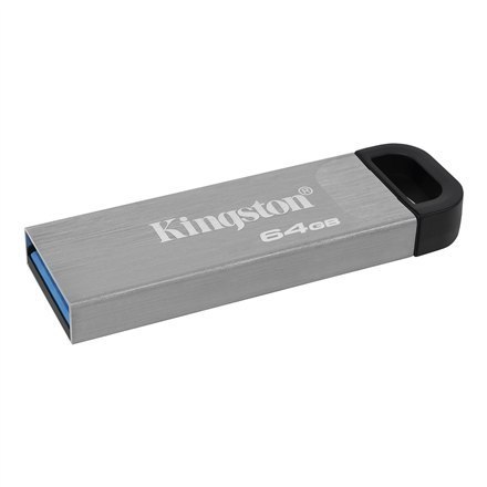 Kingston | Pamięć flash USB | DataTraveler Kyson | 64 GB | USB 3.2 Gen 1 | Czarny/Szary Kingston | Pamięć flash USB | DataTraveler Kyson | 64 GB | USB 3.2 Gen 1 | Czarny/Szary