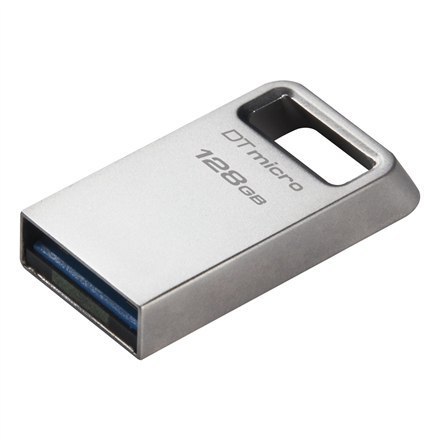 Kingston | USB 3.2 Flash Drive | DataTraveler micro | 128 GB | USB 3.2 | Silver Kingston | USB 3.2 Flash Drive | DataTraveler micro | 128 GB | USB 3.2 | Silver