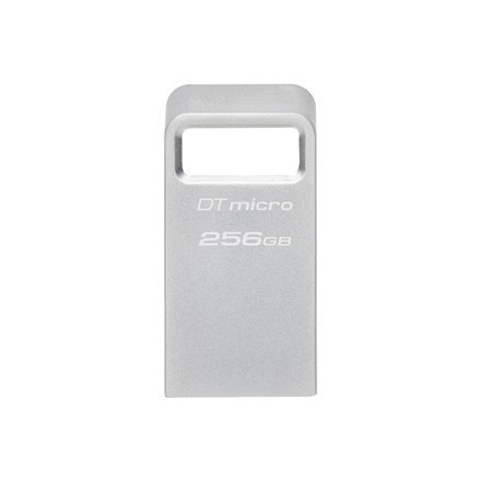 Kingston | USB 3.2 Flash Drive | DataTraveler micro | 256 GB | USB 3.2 | Silver Kingston | USB 3.2 Flash Drive | DataTraveler micro | 256 GB | USB 3.2 | Silver