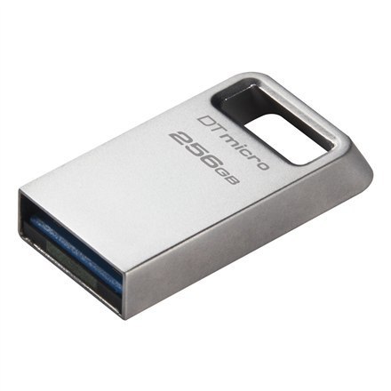 Kingston | USB 3.2 Flash Drive | DataTraveler micro | 256 GB | USB 3.2 | Silver Kingston | USB 3.2 Flash Drive | DataTraveler micro | 256 GB | USB 3.2 | Silver