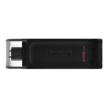 Kingston | USB Flash Drive | DataTraveler 70 | 256 GB | USB 3.2 Gen 1 Type-C | Black Kingston | USB Flash Drive | DataTraveler 70 | 256 GB | USB 3.2 Gen 1 Type-C | Black