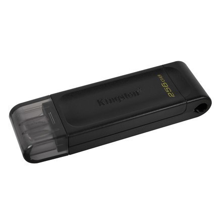 Kingston | USB Flash Drive | DataTraveler 70 | 256 GB | USB 3.2 Gen 1 Type-C | Black Kingston | USB Flash Drive | DataTraveler 70 | 256 GB | USB 3.2 Gen 1 Type-C | Black