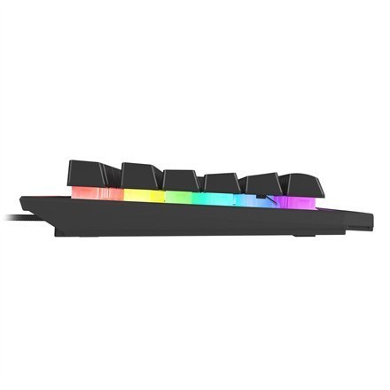 Klawiatura do gier Genesis Rhod 500 | Gaming z podświetleniem RGB | Klawiatura przewodowa USB | Klawiatura Membranowa | 104 klaw Klawiatura do gier Genesis Rhod 500 | Gaming z podświetleniem RGB | Klawiatura przewodowa USB | Klawiatura Membranowa | 104 klaw