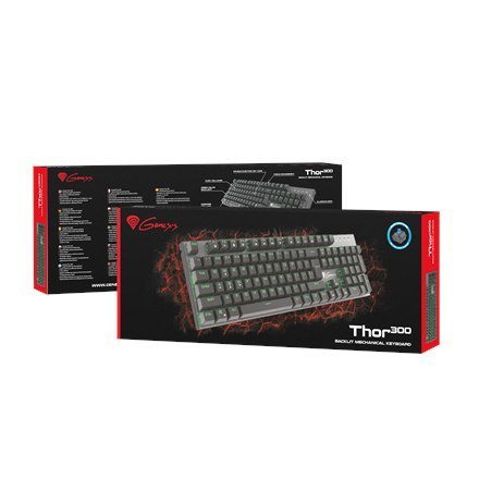Klawiatura do gier Genesis Thor 300, Przewodowa, US Klawiatura do gier Genesis Thor 300, Przewodowa, US