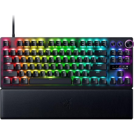 Klawiatura do gier Razer Huntsman V3 Pro Tenkeyless, Przewodowa, Nordic, Czarna, Optyczna Analogowa Klawiatura do gier Razer Huntsman V3 Pro Tenkeyless, Przewodowa, Nordic, Czarna, Optyczna Analogowa