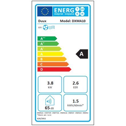 Klimatyzator przenośny Duux North | Smart Mobile | Biały | 14000 BTU/godz | 32-51 m² | 3 Prędkości
