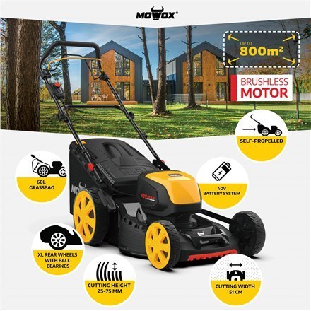 Kosiarka akumulatorowa MoWox | 40V Comfort Series | EM 5140 SX-2Li Kosiarka akumulatorowa MoWox | 40V Comfort Series | EM 5140 SX-2Li