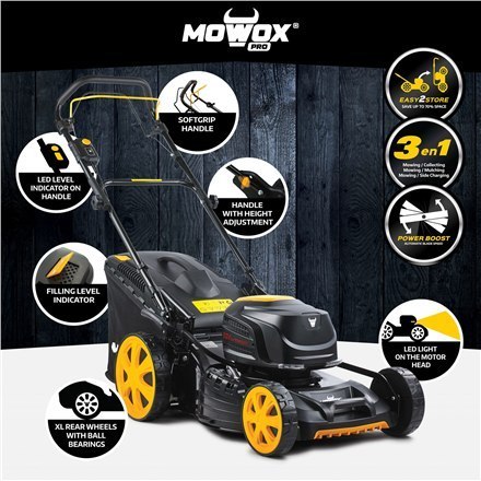 Kosiarka akumulatorowa MoWox | 62V Excel Series | EM 5162 SX-Li | Powierzchnia koszenia 900 m² Kosiarka akumulatorowa MoWox | 62V Excel Series | EM 5162 SX-Li | Powierzchnia koszenia 900 m²