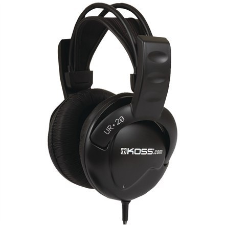 Koss | UR20 | Słuchawki DJ Style | Przewodowe | Nauszne | Z redukcją szumów | Czarne Koss | UR20 | Słuchawki DJ Style | Przewodowe | Nauszne | Z redukcją szumów | Czarne