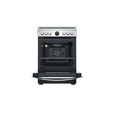 Kuchenka INDESIT | IS67G8CHX/E/1 | Typ płyty gazowa | Typ piekarnika elektryczna | Stal nierdzewna | Szerokość 60 cm | Głębokość