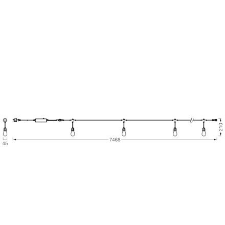Ledvance SMART+ WiFi Outdoor String LED Lights RGBW Ledvance SMART+ WiFi Outdoor String LED Lights RGBW
