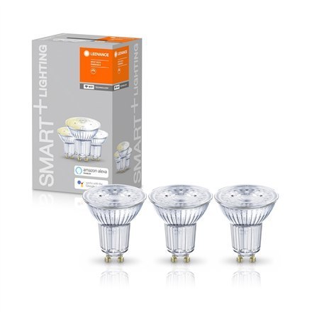 Ledvance SMART+ WiFi Spot ciepły biały 40 5W 45° 2700K GU10, opakowanie 3szt Ledvance | SMART+ WiFi Spot ciepły biały 40 5W 45° Ledvance SMART+ WiFi Spot ciepły biały 40 5W 45° 2700K GU10, opakowanie 3szt Ledvance | SMART+ WiFi Spot ciepły biały 40 5W 45°