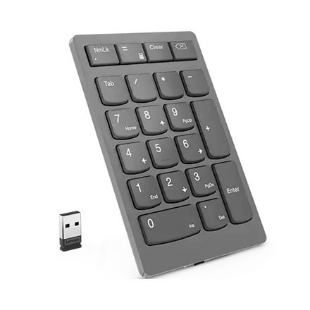 Lenovo | Go Wireless Numeric Keypad | Numeric Keypad | Wireless | N/A | m | Storm Grey Lenovo | Go Wireless Numeric Keypad | Numeric Keypad | Wireless | N/A | m | Storm Grey