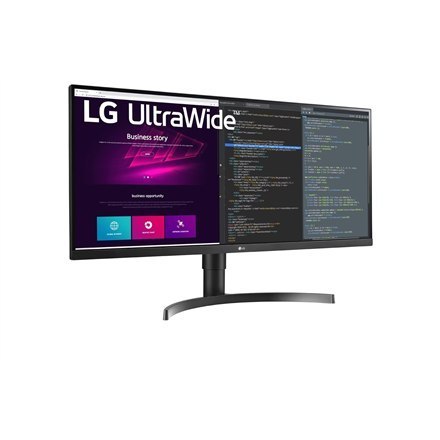 LG | 34WN750P-B | 34 " | IPS | QHD | 21:9 | 5 ms | 300 cd/m² | HDMI ports quantity 2 | 60 Hz LG | 34WN750P-B | 34 " | IPS | QHD | 21:9 | 5 ms | 300 cd/m² | HDMI ports quantity 2 | 60 Hz
