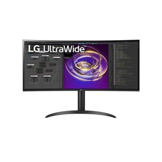 LG | Curved Monitor | 34WP85CP-B | 34 " | IPS | QHD | 21:9 | 60 Hz | 5 ms | 3440 x 1440 | 300 cd/m² | Porty HDMI w ilości 2 | Cz