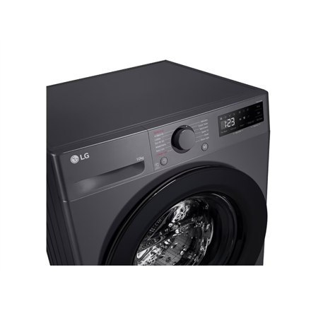 LG F2WR508S2M Washing machine, A, Front loading, Washing capacity 10 kg, Depth 56.5 cm, 1400 RPM, Middle Black | LG | Washing Ma LG F2WR508S2M Washing machine, A, Front loading, Washing capacity 10 kg, Depth 56.5 cm, 1400 RPM, Middle Black | LG | Washing Ma