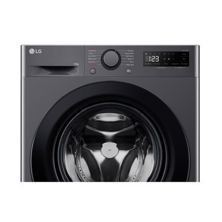 LG F2WR508S2M Washing machine, A, Front loading, Washing capacity 10 kg, Depth 56.5 cm, 1400 RPM, Middle Black | LG | Washing Ma LG F2WR508S2M Washing machine, A, Front loading, Washing capacity 10 kg, Depth 56.5 cm, 1400 RPM, Middle Black | LG | Washing Ma