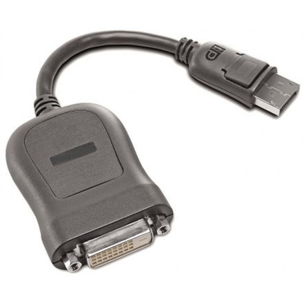 Lenovo 18+1 pin digital DVI (Single-Link) | Female | 20 pin DisplayPort | Male | Grey | 0.2 m Lenovo 18+1 pin digital DVI (Single-Link) | Female | 20 pin DisplayPort | Male | Grey | 0.2 m