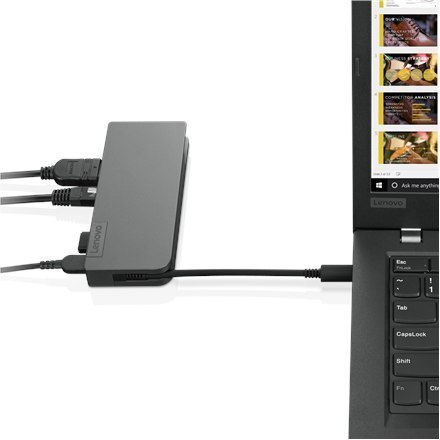 Lenovo | Zasilany koncentrator podróżny USB-C | Porty Ethernet LAN (RJ-45) 1 | Porty VGA (D-Sub) w liczbie 1 | Porty USB 3.0 (3. Lenovo | Zasilany koncentrator podróżny USB-C | Porty Ethernet LAN (RJ-45) 1 | Porty VGA (D-Sub) w liczbie 1 | Porty USB 3.0 (3.