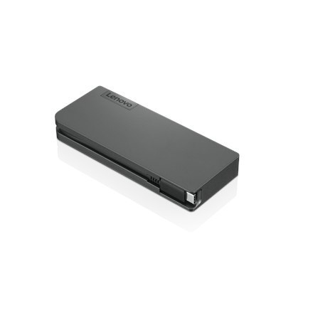 Lenovo | Zasilany koncentrator podróżny USB-C | Porty Ethernet LAN (RJ-45) 1 | Porty VGA (D-Sub) w liczbie 1 | Porty USB 3.0 (3. Lenovo | Zasilany koncentrator podróżny USB-C | Porty Ethernet LAN (RJ-45) 1 | Porty VGA (D-Sub) w liczbie 1 | Porty USB 3.0 (3.