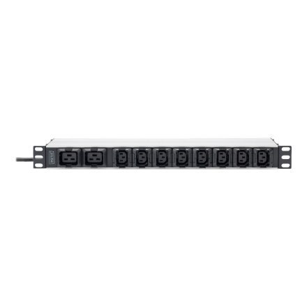 Listwa gniazdowa z profilem aluminiowym, 10-drożna, wtyczka IEC C20 | DN-95427 | Ilość gniazd 7 Listwa gniazdowa z profilem aluminiowym, 10-drożna, wtyczka IEC C20 | DN-95427 | Ilość gniazd 7