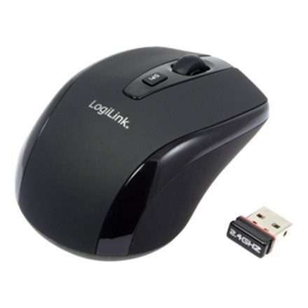 Logilink | 2.4GH wireless mini mouse with autolink | Maus optisch Funk 2.4 GHz | wireless | Black Logilink | 2.4GH wireless mini mouse with autolink | Maus optisch Funk 2.4 GHz | wireless | Black