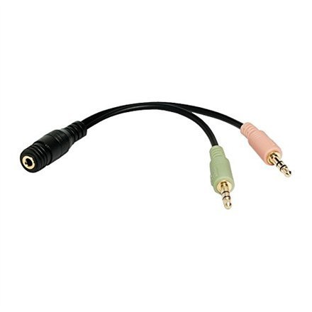 Logilink | Adapter audio | Żeński | Mini-phone stereo 3,5 mm | Mini-phone 3,5 mm 4-biegunowy | Czarny | 0,15 m Logilink | Adapter audio | Żeński | Mini-phone stereo 3,5 mm | Mini-phone 3,5 mm 4-biegunowy | Czarny | 0,15 m