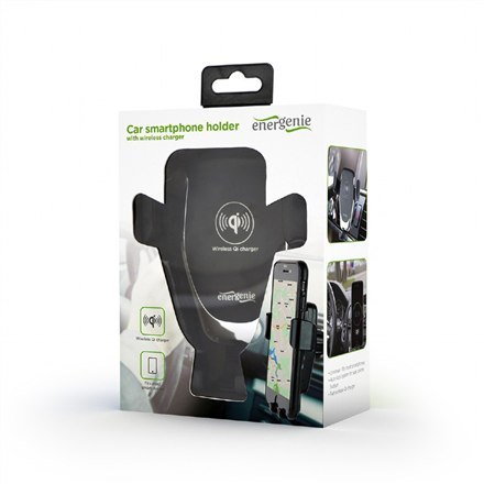 Ładowarka samochodowa Energenie do smartfona, bezprzewodowa, 10 W Ładowarka samochodowa Energenie do smartfona, bezprzewodowa, 10 W