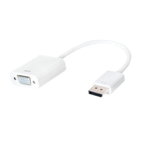 Logilink 15 pin HD D-Sub (HD-15) | żeński | 20 pin DisplayPort | męski | biały | 0,15 m Logilink 15 pin HD D-Sub (HD-15) | żeński | 20 pin DisplayPort | męski | biały | 0,15 m