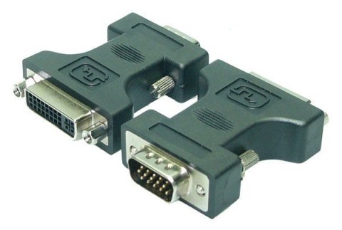 Logilink 15-pinowy HD D-Sub (HD-15) | Męski | 24+5-pinowy połączony DVI | Żeński Logilink 15-pinowy HD D-Sub (HD-15) | Męski | 24+5-pinowy połączony DVI | Żeński