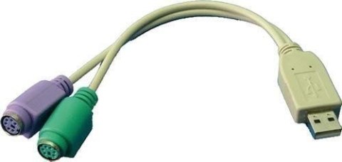 Logilink 4-pinowy USB typu A | męski | 6-pinowy mini-DIN (styl PS/2) | żeński Logilink 4-pinowy USB typu A | męski | 6-pinowy mini-DIN (styl PS/2) | żeński