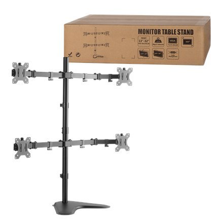 Logilink BP0046 Quad Monitor Desk Stand 13"-32'' Logilink | Desk Mount | BP0046 | 13-32 " | Maksymalna waga (udźwig) Udźwig każd Logilink BP0046 Quad Monitor Desk Stand 13"-32'' Logilink | Desk Mount | BP0046 | 13-32 " | Maksymalna waga (udźwig) Udźwig każd