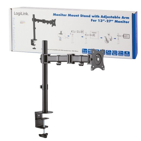 Logilink | Desk Mount | BP0021 | 13-27 " | Maksymalna waga (udźwig) 8 kg Logilink | Desk Mount | BP0021 | 13-27 " | Maksymalna waga (udźwig) 8 kg