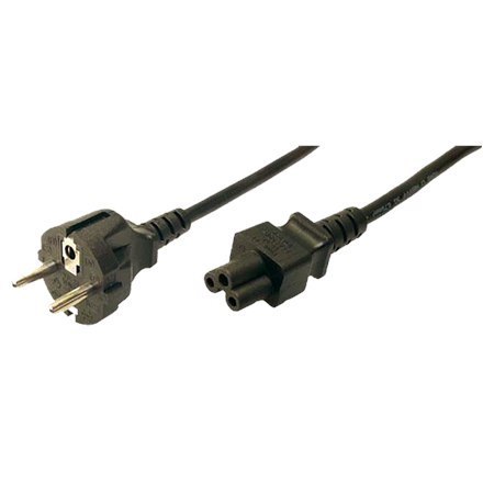 Logilink | Kabel zasilający | Zasilanie IEC 60320 C5 | Zasilanie CEE 7/7 | 1,8 m | Czarny Logilink | Kabel zasilający | Zasilanie IEC 60320 C5 | Zasilanie CEE 7/7 | 1,8 m | Czarny