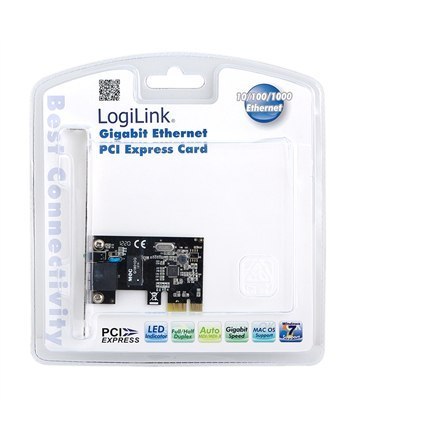 Logilink | Karta sieciowa | Ethernet | Fast Ethernet | Gigabit Ethernet | PCI Express x1 Logilink | Karta sieciowa | Ethernet | Fast Ethernet | Gigabit Ethernet | PCI Express x1
