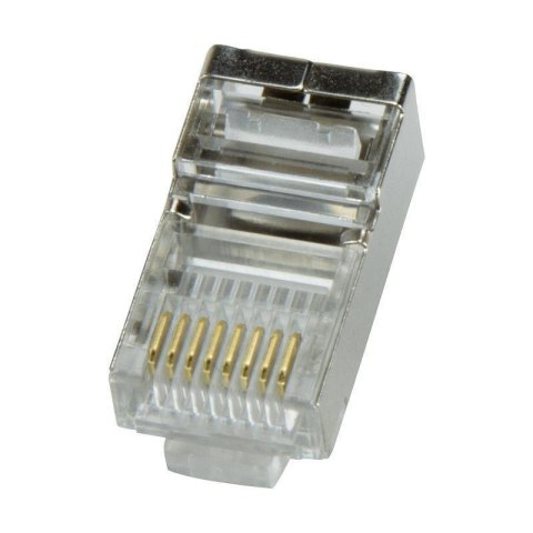Logilink | MP0003 | Wtyczka modułowa CAT5eDostosowana do okrągłego kabla 8P8CWtyczka ekranowanaZłocone styki Logilink | MP0003 | Wtyczka modułowa CAT5eDostosowana do okrągłego kabla 8P8CWtyczka ekranowanaZłocone styki