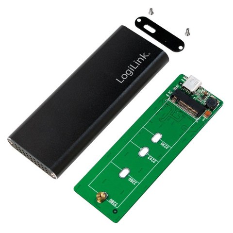Logilink | Storage enclosure | Solid state drive | M.2 | M.2 Card | USB 3.1 (Gen 2) Logilink | Storage enclosure | Solid state drive | M.2 | M.2 Card | USB 3.1 (Gen 2)