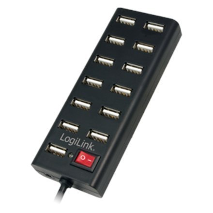 Logilink UA0126 USB Hub 13-Port USB2.0 with power adapter 3.5A, Logilink Logilink UA0126 USB Hub 13-Port USB2.0 with power adapter 3.5A, Logilink