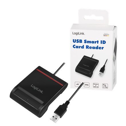 Logilink | USB 2.0 card reader, for smart ID | CR0047 | Card Reader Logilink | USB 2.0 card reader, for smart ID | CR0047 | Card Reader