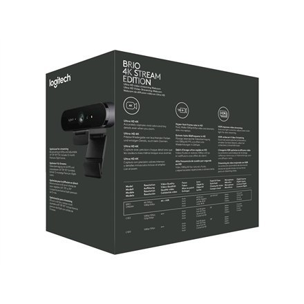 Logitech | 4K Webcam | BRIO STREAM Logitech | 4K Webcam | BRIO STREAM