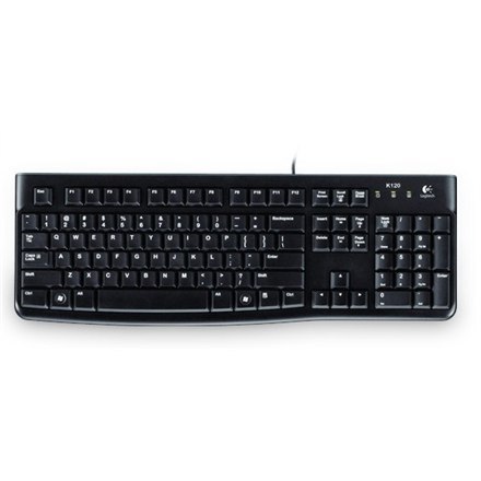 Logitech | K120 | Standardowa | Przewodowa | PL/LT | 1,5 m | Czarna | Port USB | Litewska | 55 g Logitech | K120 | Standardowa | Przewodowa | PL/LT | 1,5 m | Czarna | Port USB | Litewska | 55 g