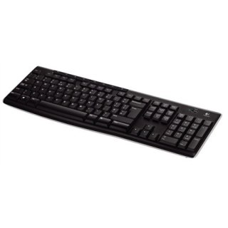 Logitech | K270 | Wireless Keyboard | Batteries included | QWERTY | Black | USB Mini reciever
