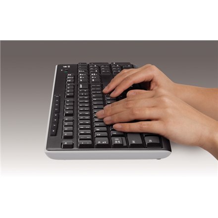 Logitech | K270 | Wireless Keyboard | Batteries included | QWERTY | Black | USB Mini reciever Logitech | K270 | Wireless Keyboard | Batteries included | QWERTY | Black | USB Mini reciever