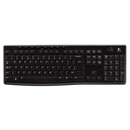 Logitech | K270 | Wireless Keyboard | Batteries included | QWERTY | Black | USB Mini reciever Logitech | K270 | Wireless Keyboard | Batteries included | QWERTY | Black | USB Mini reciever