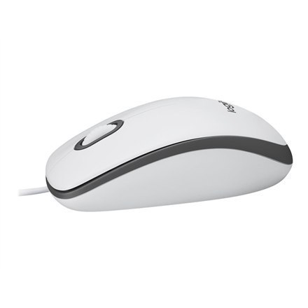 Logitech | Mysz | M100 | Przewodowa | USB-A | Biała Logitech | Mysz | M100 | Przewodowa | USB-A | Biała