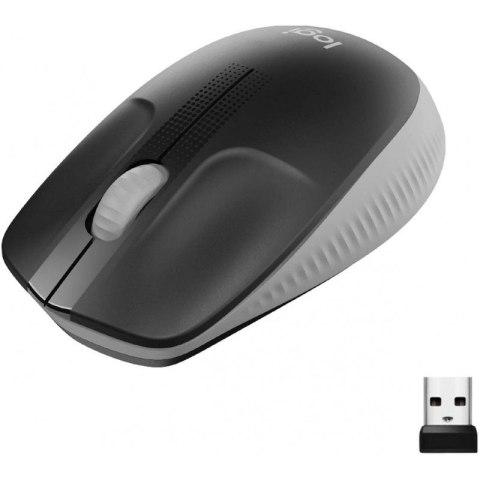 Logitech | Mysz pełnowymiarowa | M190 | Bezprzewodowa | USB | Średnioszara Logitech | Mysz pełnowymiarowa | M190 | Bezprzewodowa | USB | Średnioszara